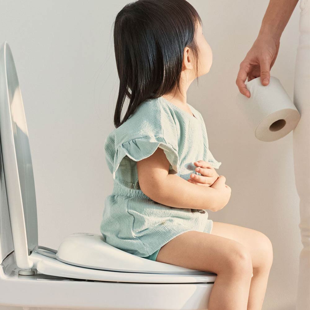 BabyBjorn Toilet Training Seat (2Yrs+) - White/Gray