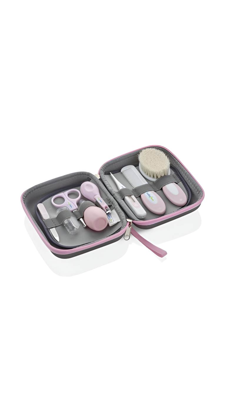 Babyjem Baby Grooming Set - 9 Pcs Pink