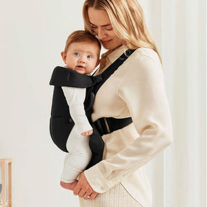 BabyBjorn Baby Carrier Mini Woven (0-12m) - Black