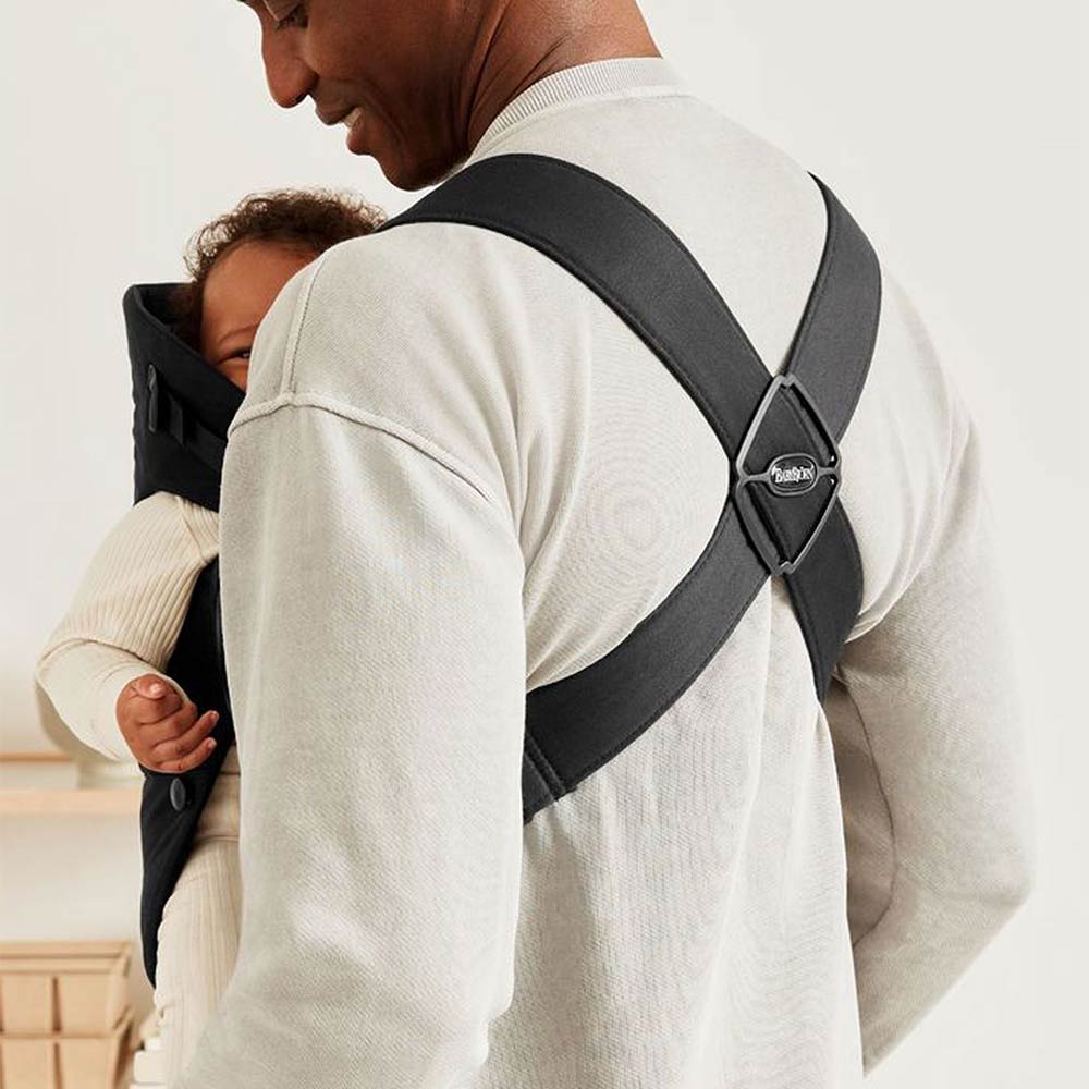 BabyBjorn Baby Carrier Mini Woven (0-12m) - Black