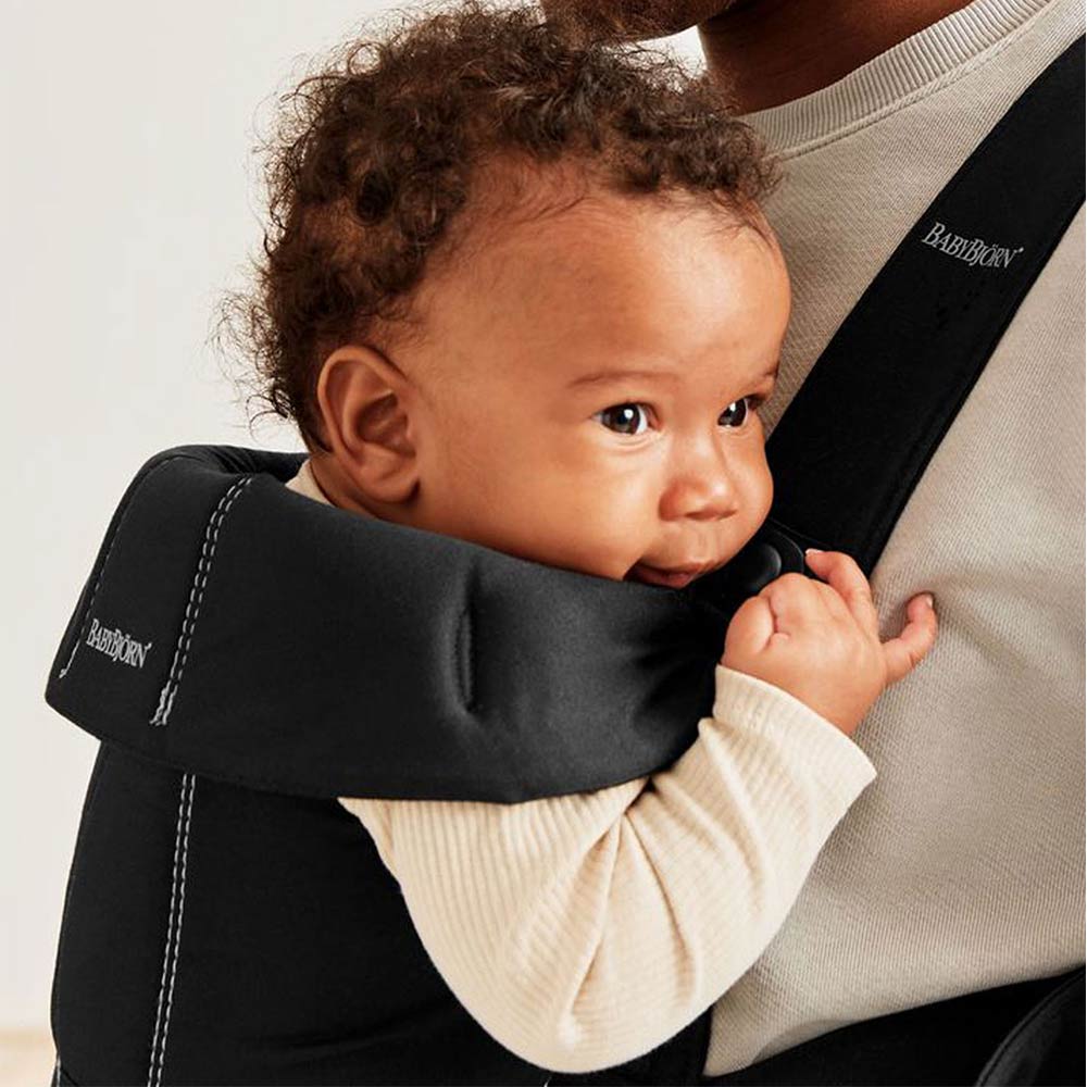BabyBjorn Baby Carrier Mini Woven (0-12m) - Black