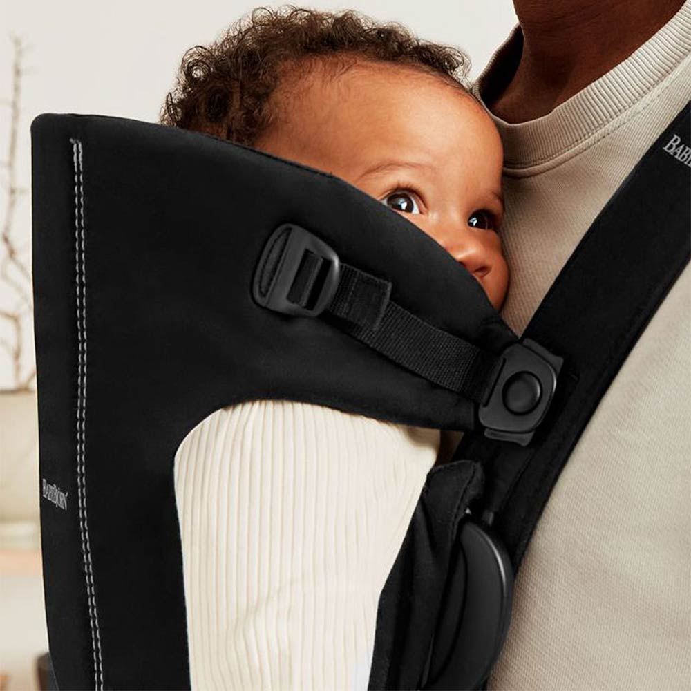 BabyBjorn Baby Carrier Mini Woven (0-12m) - Black