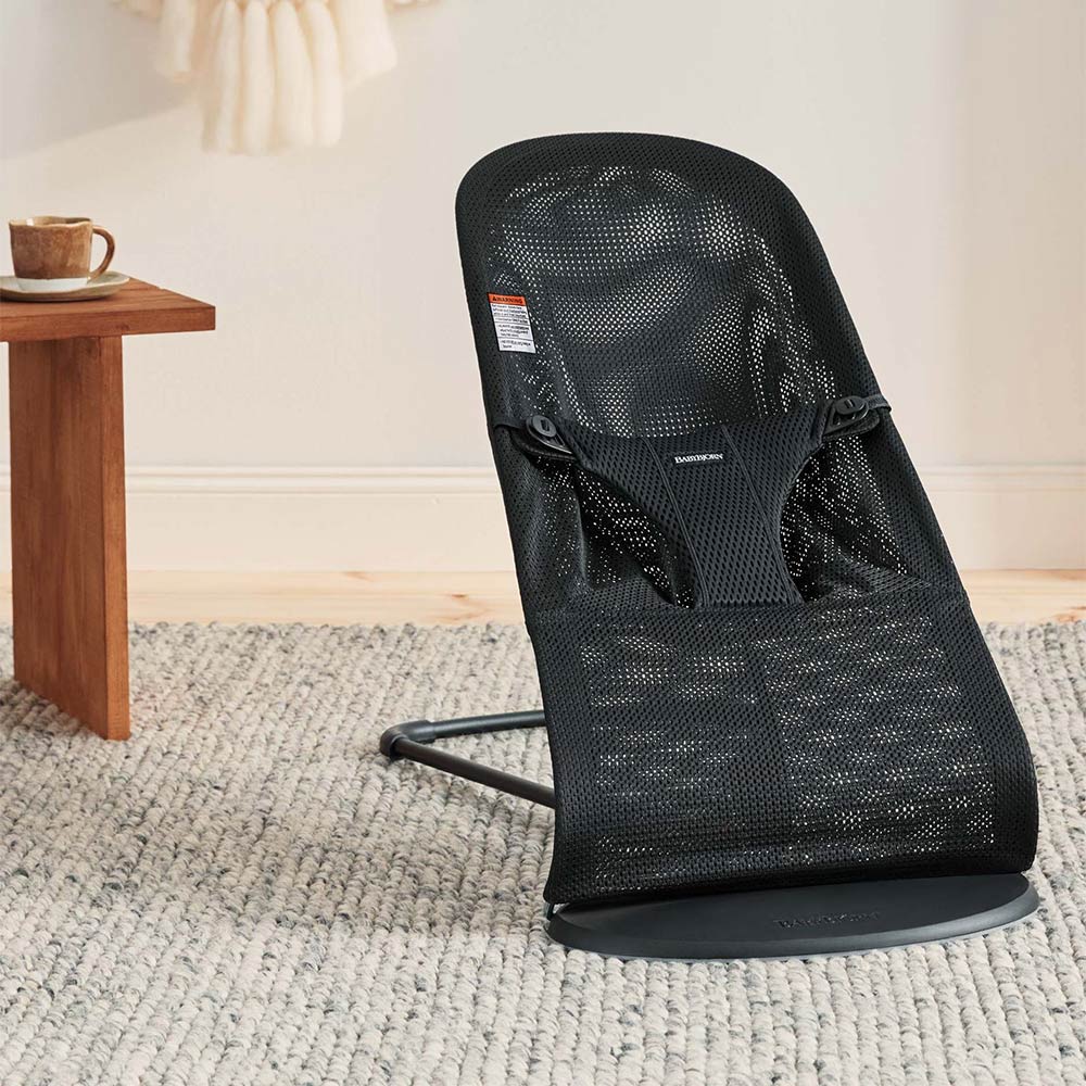 BabyBjorn Baby Bouncer Bliss Mesh (0-24m) - Black