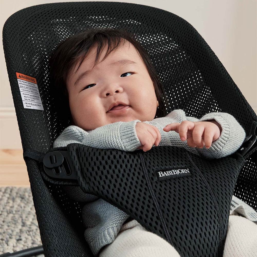 BabyBjorn Baby Bouncer Bliss Mesh (0-24m) - Black