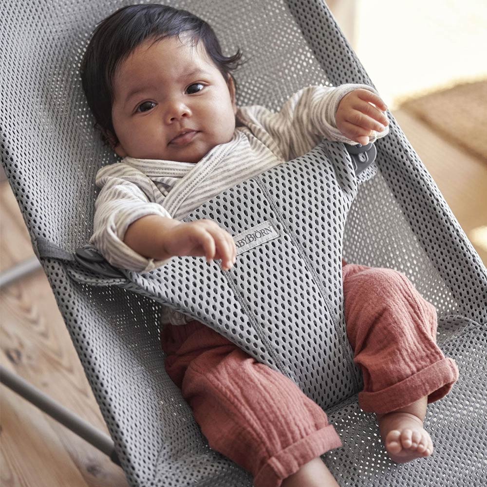 BabyBjorn Baby Bouncer Bliss Mesh (0-24m) - Gray