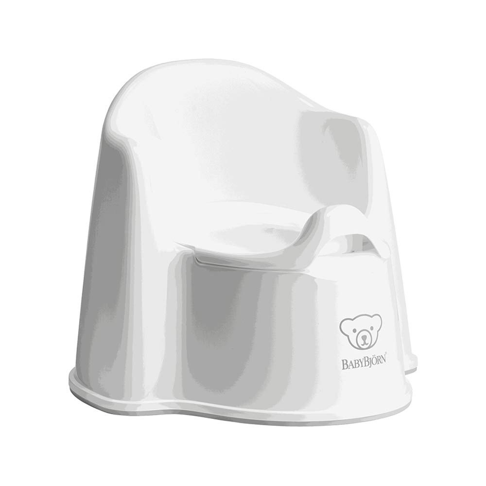 BabyBjorn Potty Chair, White/Gray