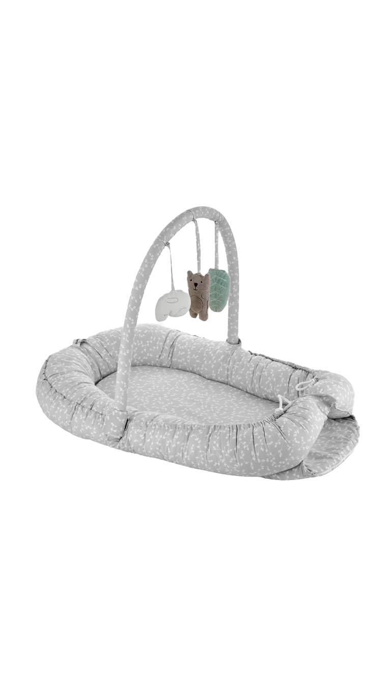 Babyjem Babynest with Toys - Gray