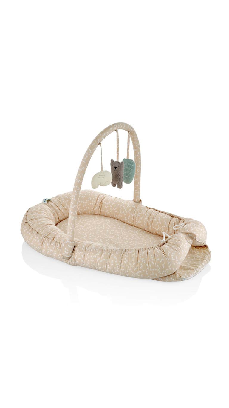 Babyjem Babynest with Toys - Peach