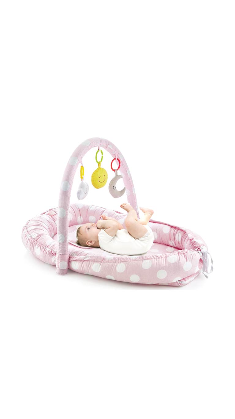 Babyjem Babynest with Toys - Pink