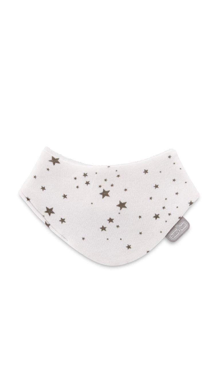 Babyjem Bandana Bib - White