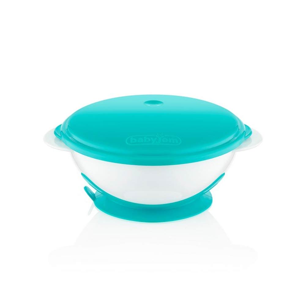 Babyjem Deep Vacuum Food Plate - Blue