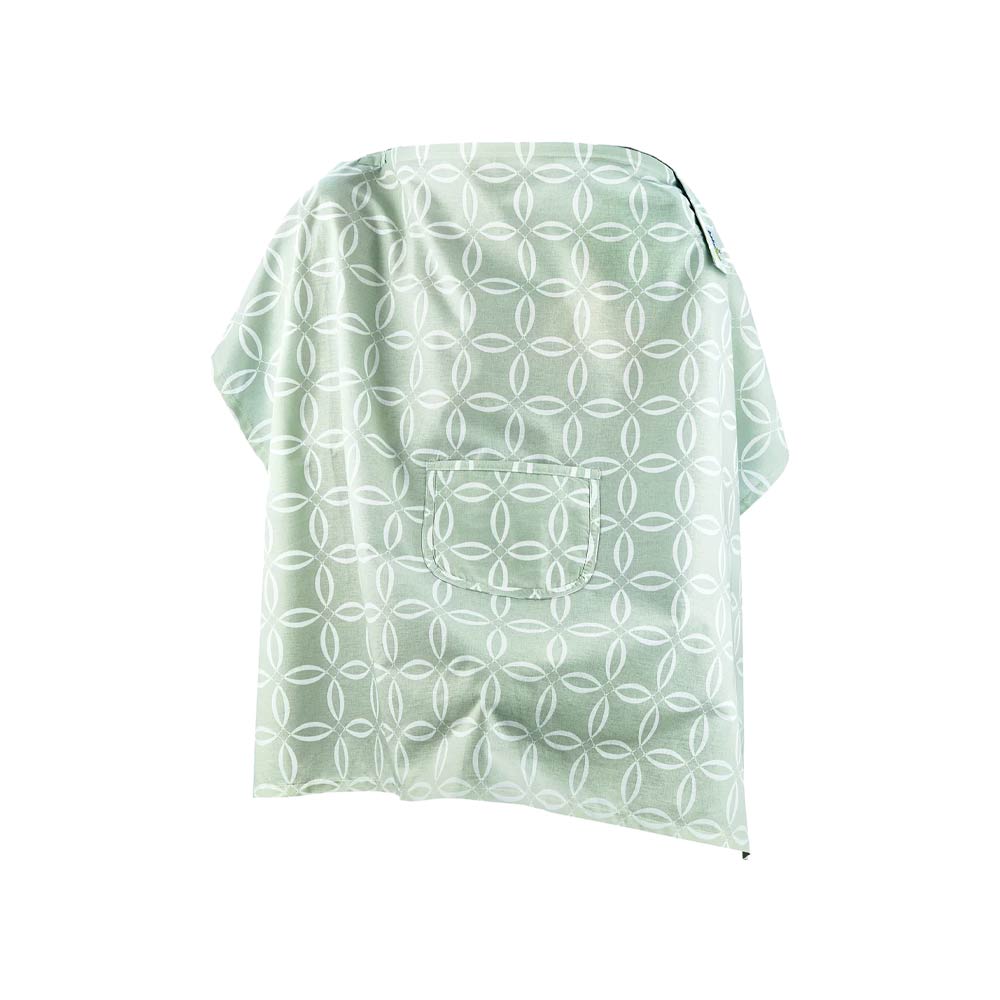 Babyjem Nursing Apron with Pocket - Green
