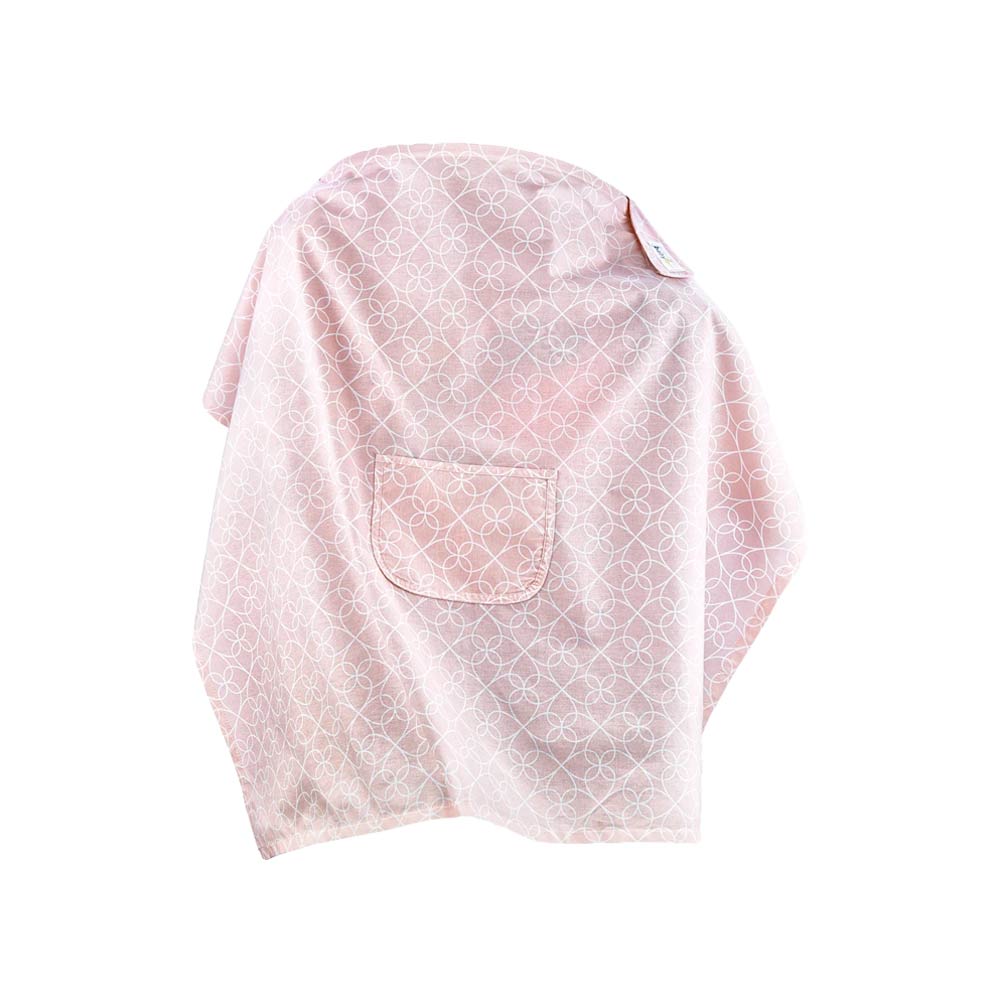 Babyjem Nursing Apron with Pocket - Pink