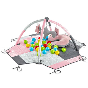 Babyjem Play Mat with Balls & Toys - Rose