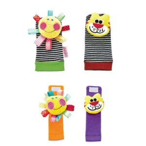 Babyjem Wrist & Foot Rattle - Sun & Cat