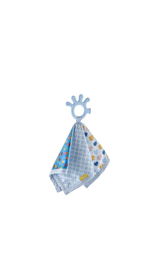 Babyjem Cloth with Teether - Blue