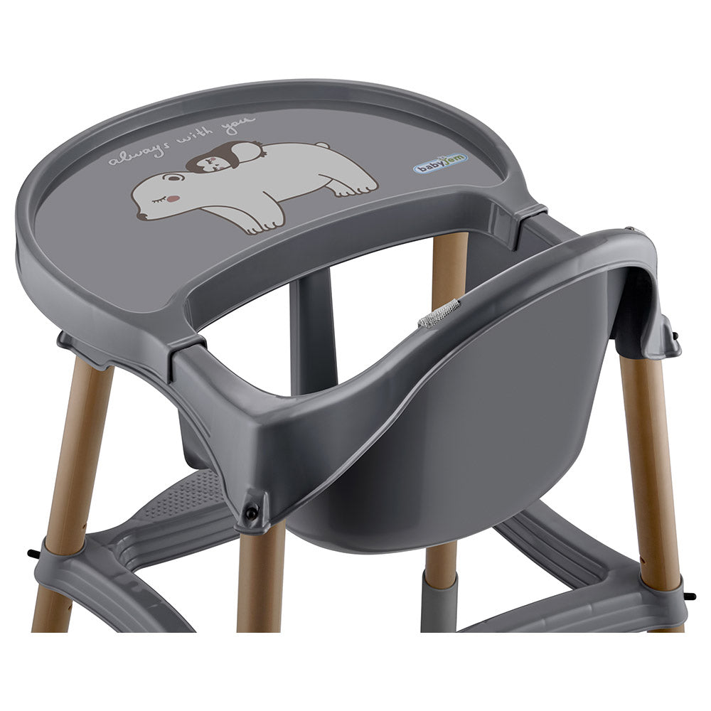 BabyjemHighchairGray