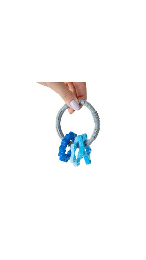 BabyjemRingTeetherBlue