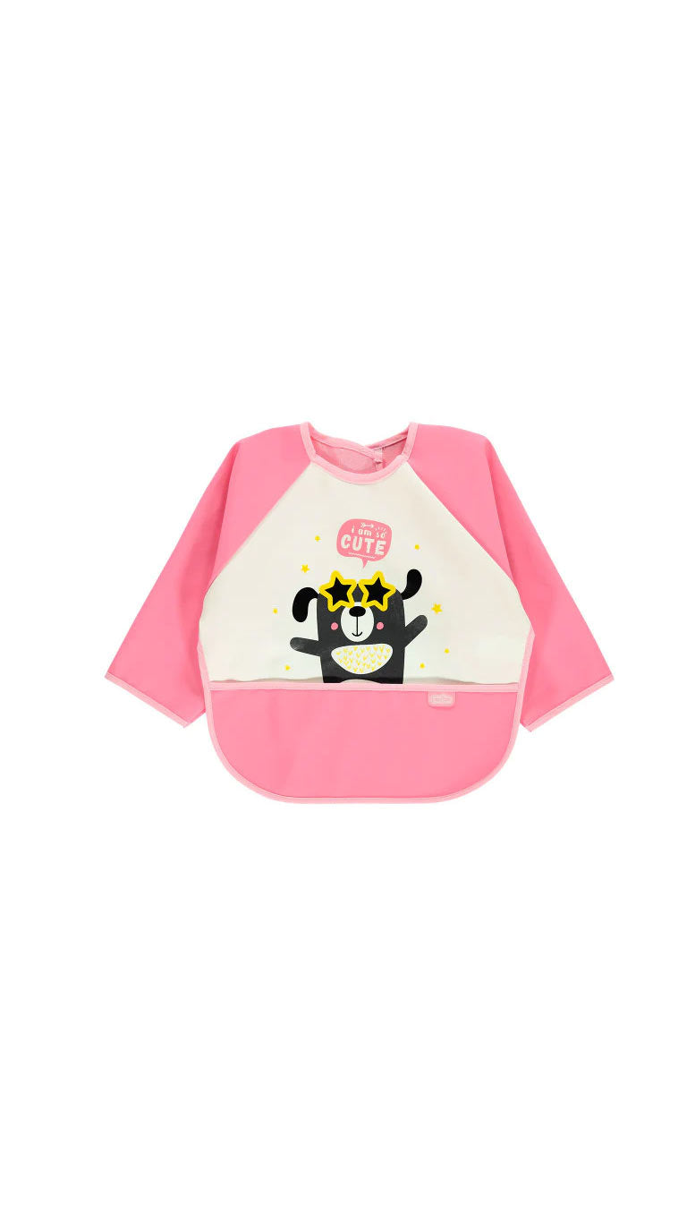 BabyjemWaterproofActivityApronBibPink