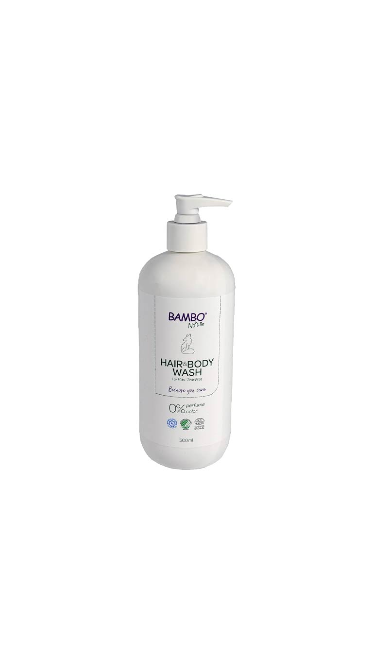 Bambo Nature Hair & Body Wash for Kids 500ml