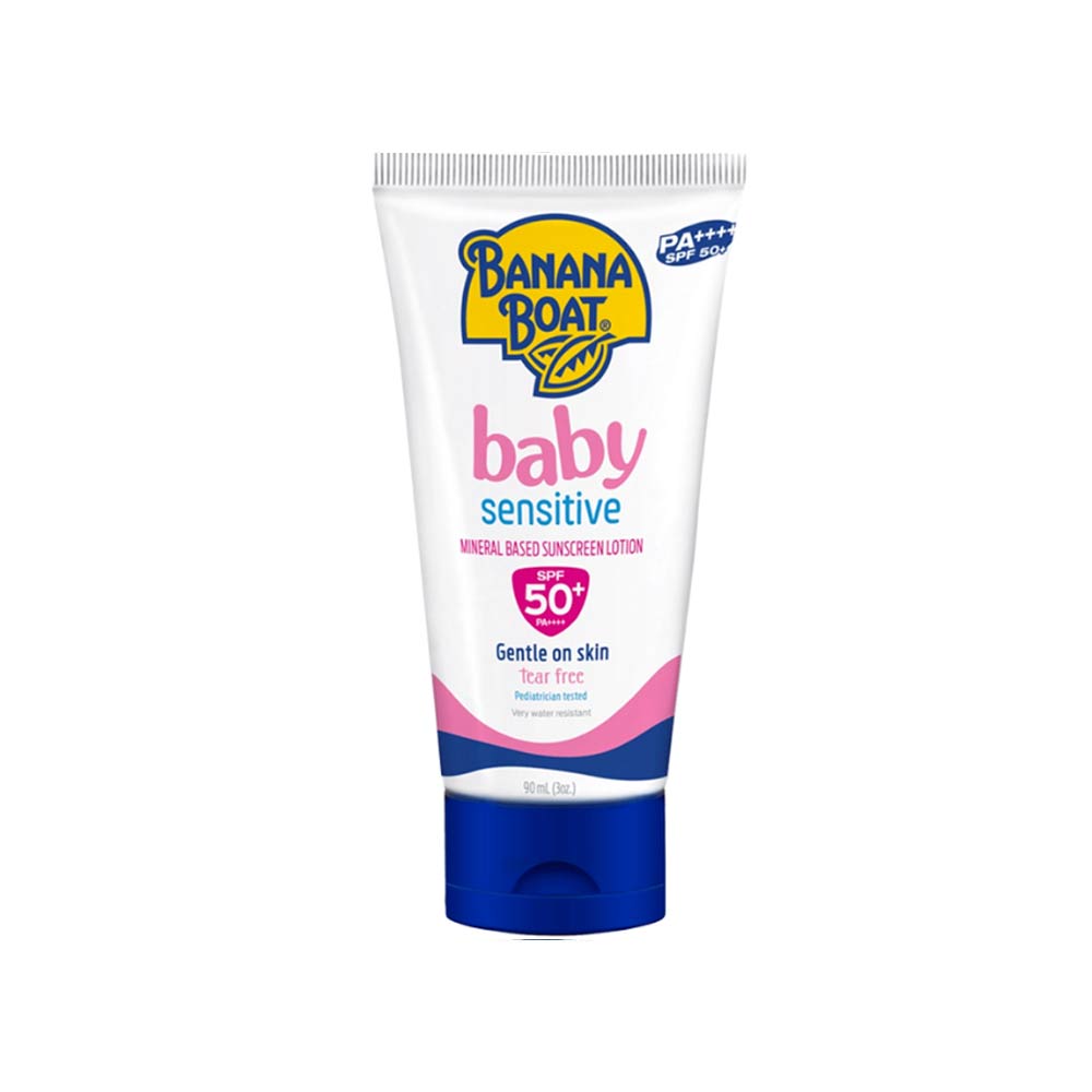 Banana Boat Baby Sensitive Sunscreen Lotion SPF50+ Tear Free - 90ml