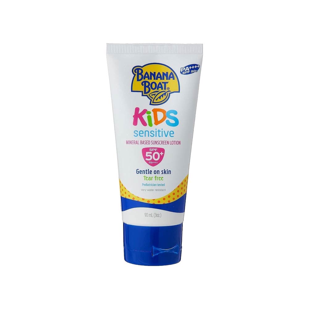 Banana Boat Kids Sensitive Sunscreen Lotion SPF50+ Tear Free - 90ml