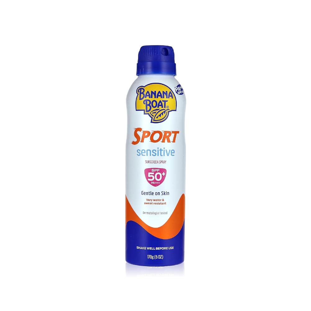 Banana Boat Sport Sensitive Sunscreen Spray SPF50+ - 170g
