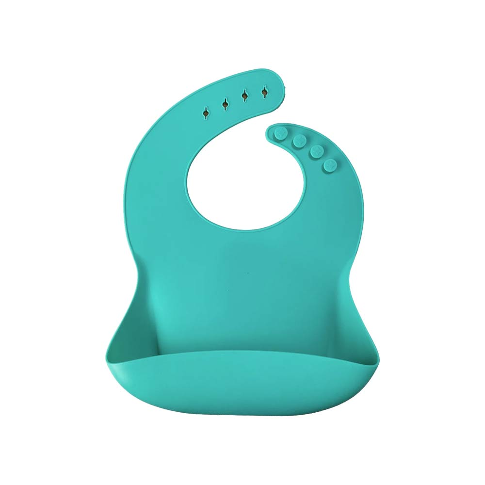 Minikoioi Basics Bib - Aqua Green