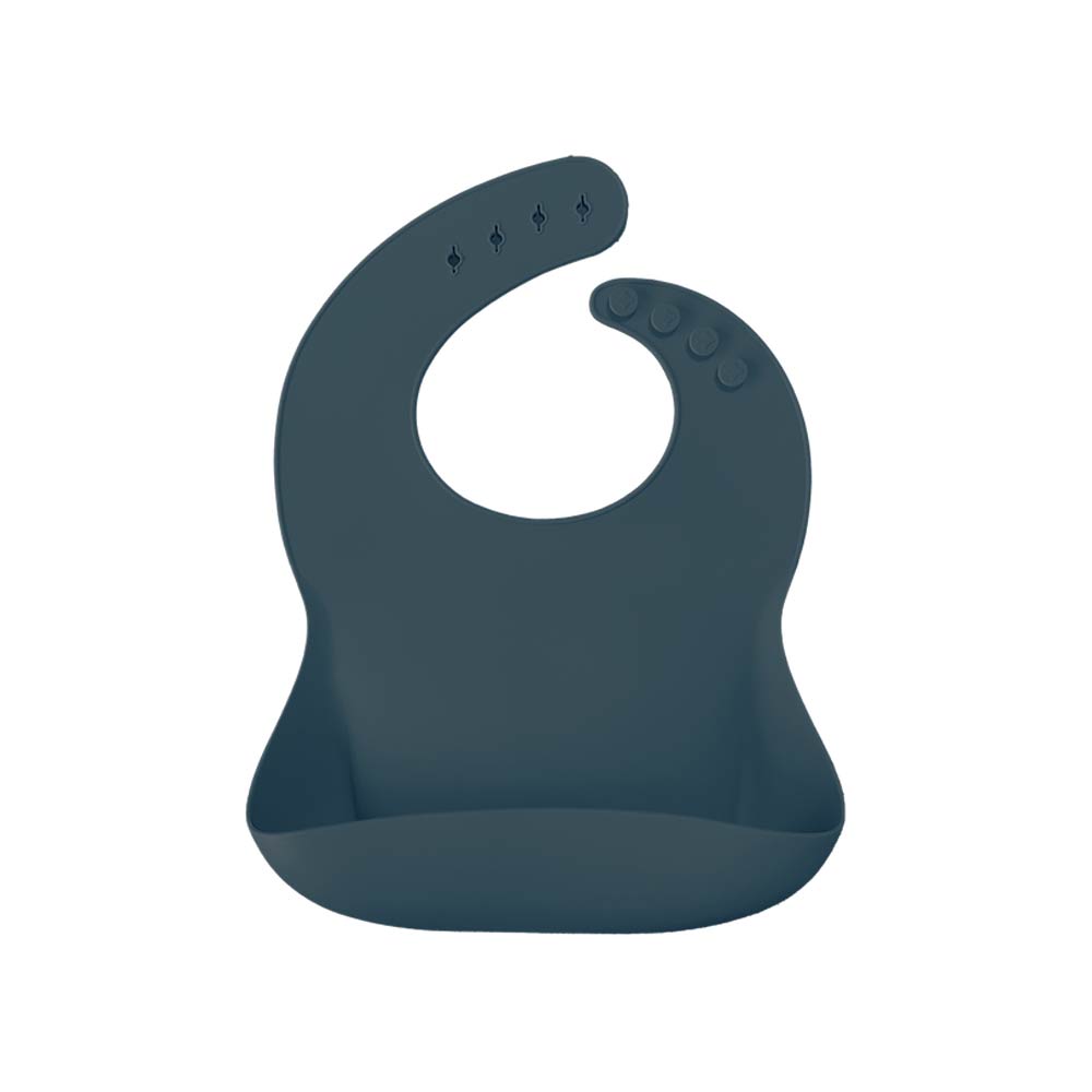 Minikoioi Basics Bib - Deep Blue