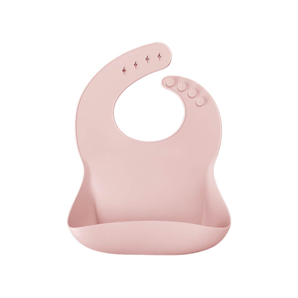 Minikoioi Basics Bib - Pinky Pink