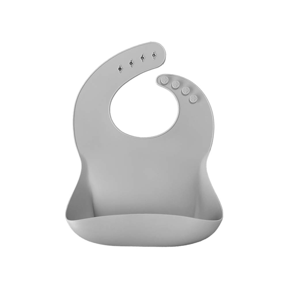Minikoioi Basics Bib - Powder Gray