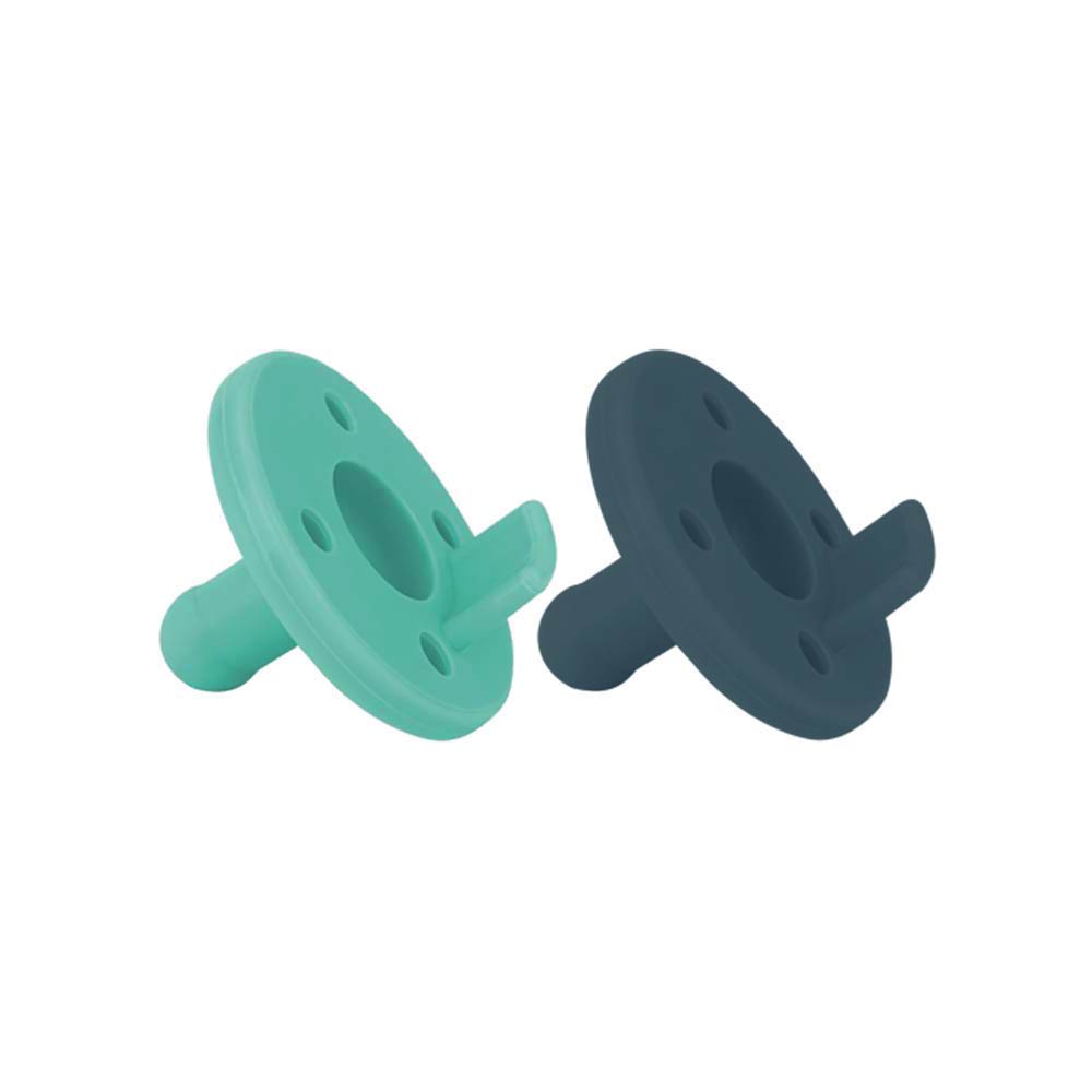 Minikoioi Basics Soother - Aqua Green & Deep Blue - 2 Pcs