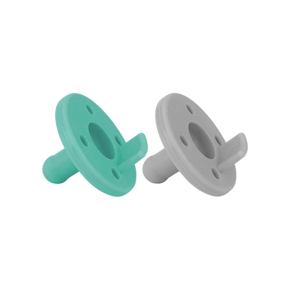 Minikoioi Basics Soother - Aqua Green / Powder Gray - 2 Pcs