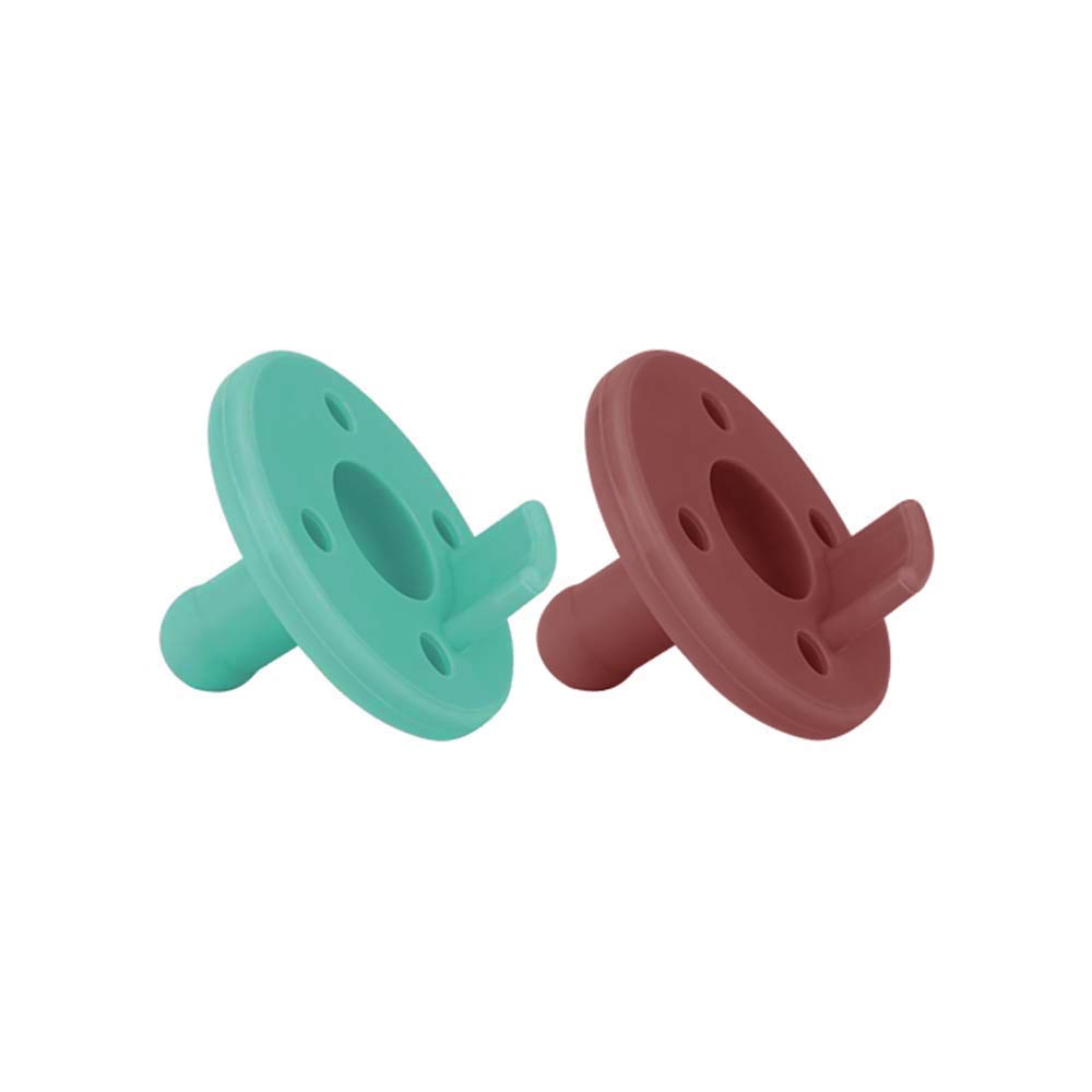 Minikoioi Basics Soother - Aqua Green / Velvet Rose - 2 Pcs