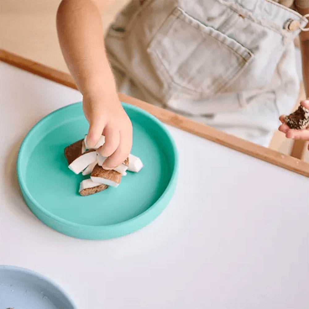 Minikoioi Basics Plate - Aqua Green