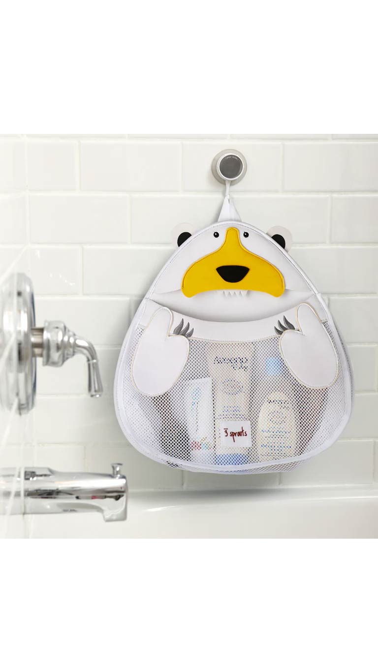 	3 Sprouts Bath Storage – Polar Bear 