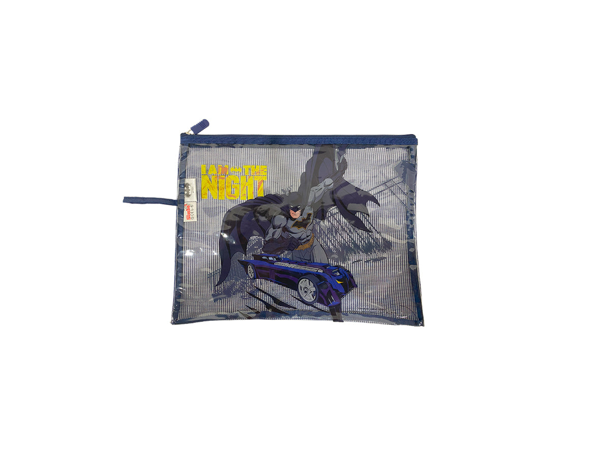 Batman Kids File Pouch With Zipper