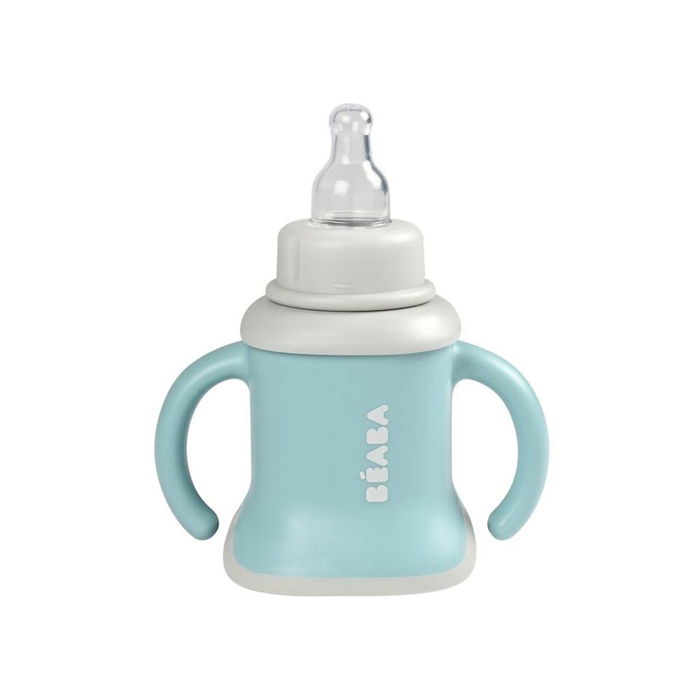 Beaba 3-in-1 Training Cup (4m+) 150ml - Airy Green
