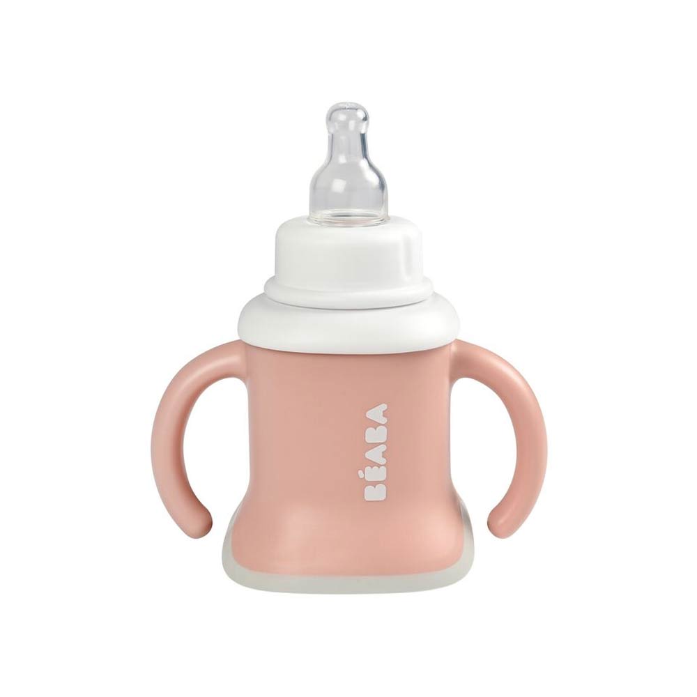 Beaba 3-in-1 Training Cup (4m+) 150ml - Pink