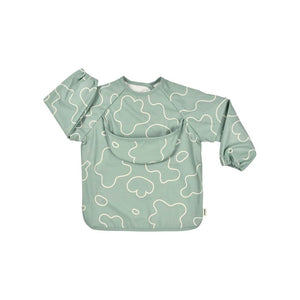 Beaba 2-in-1 Bib with Removable Sleeves (4m+) - Sage Green