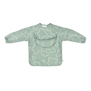 Beaba 2-in-1 Bib with Removable Sleeves (4m+) - Sage Green