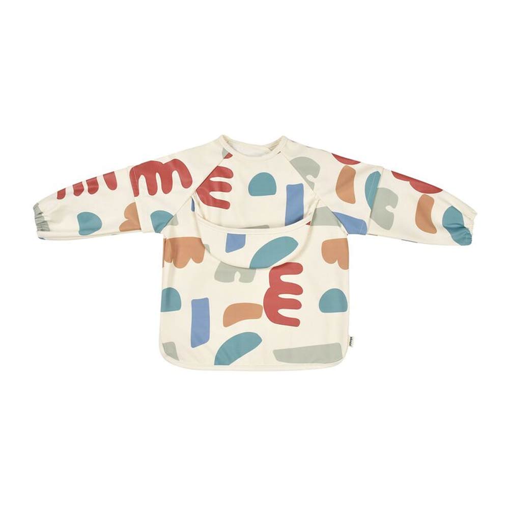 Beaba 2-in-1 Bib with Removable Sleeves (4m+) - Multi Color