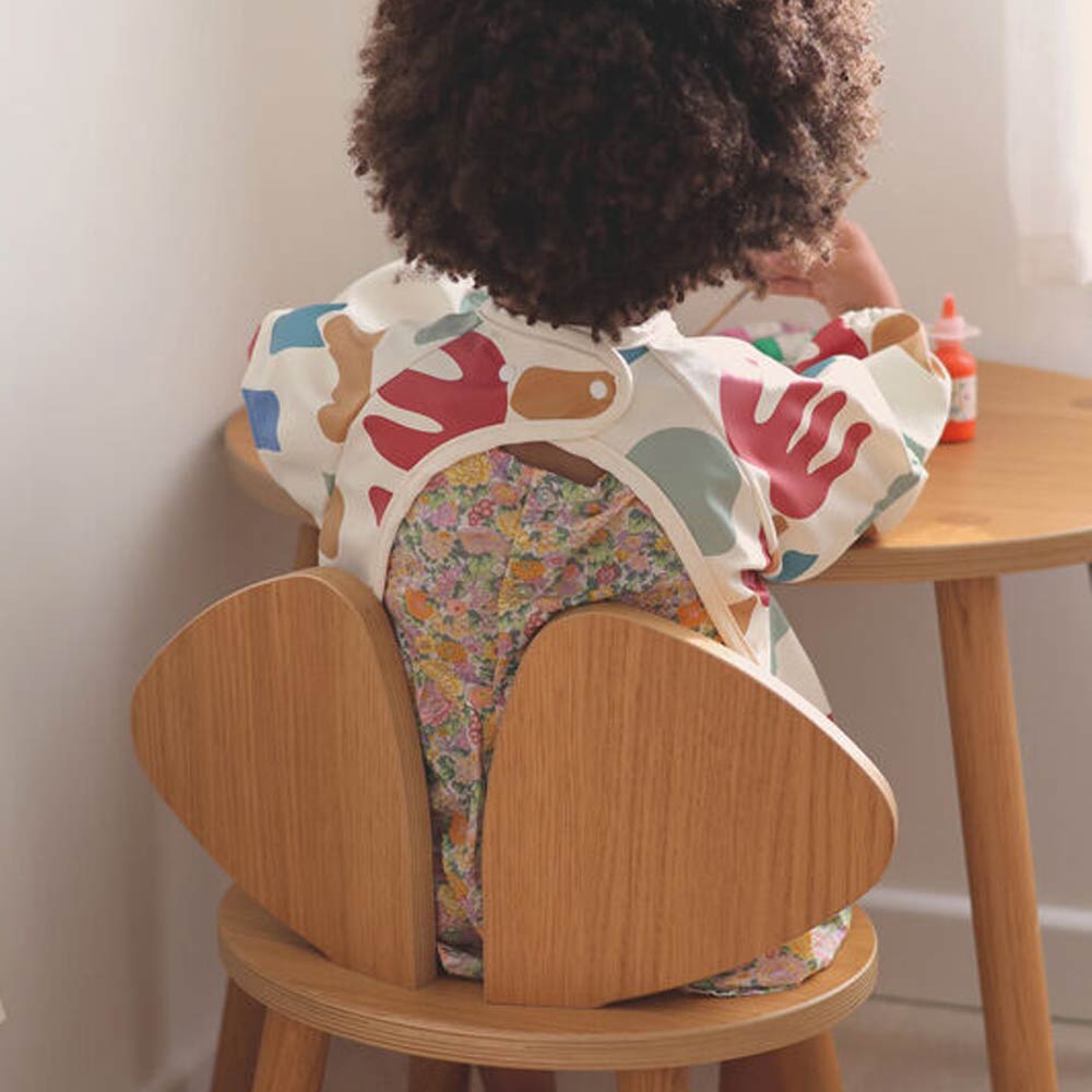 Beaba 2-in-1 Bib with Removable Sleeves (4m+) - Multi Color