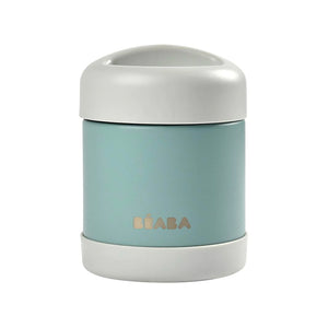 Beaba-Stainless-Steel-Food-Container---Light-Mist&Eucalyptus-Green