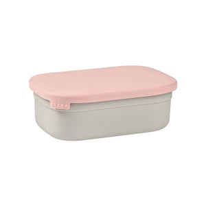 Beaba Stainless Steel Lunch Box - Powder Pink