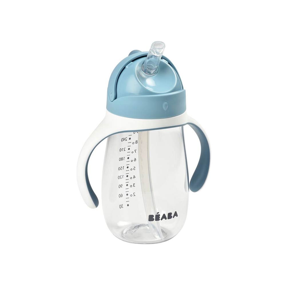 Beaba Straw Cup (8m+) 300ml - Blue