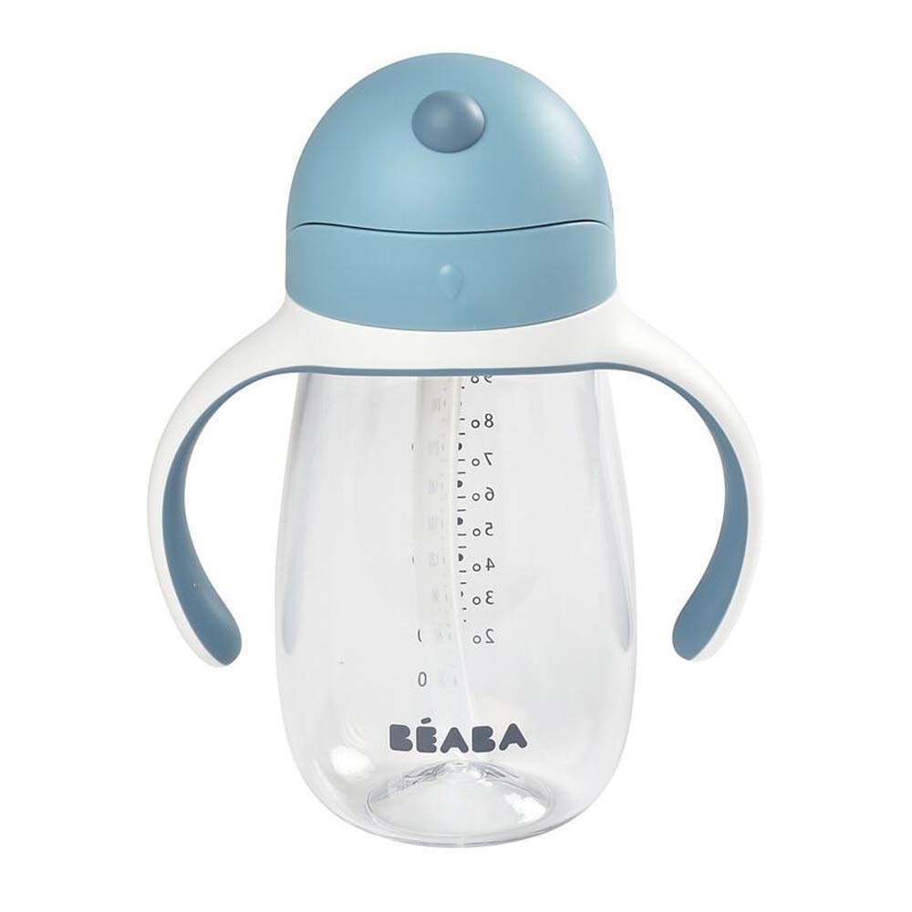 Beaba Straw Cup (8m+) 300ml - Blue