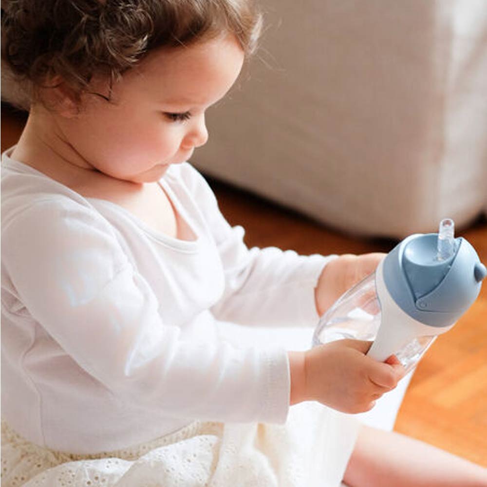 Beaba Straw Cup (8m+) 300ml - Blue