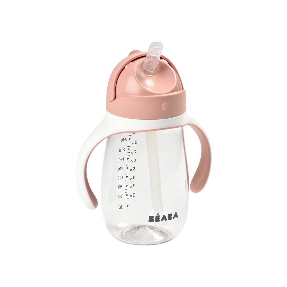 Beaba Straw Cup (8m+) 300ml - Pink