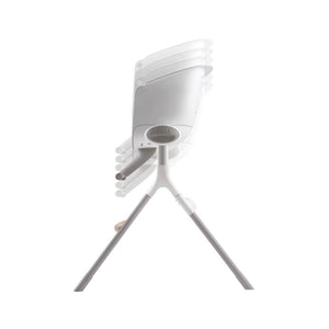Beaba Up & Down Highchair (6m+) - White/Gray